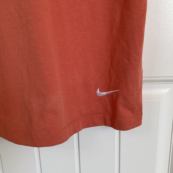 Nike Womens Sunshine Tank Dress Orange Size XL Cotton Athleisure - Picture 3 of 8